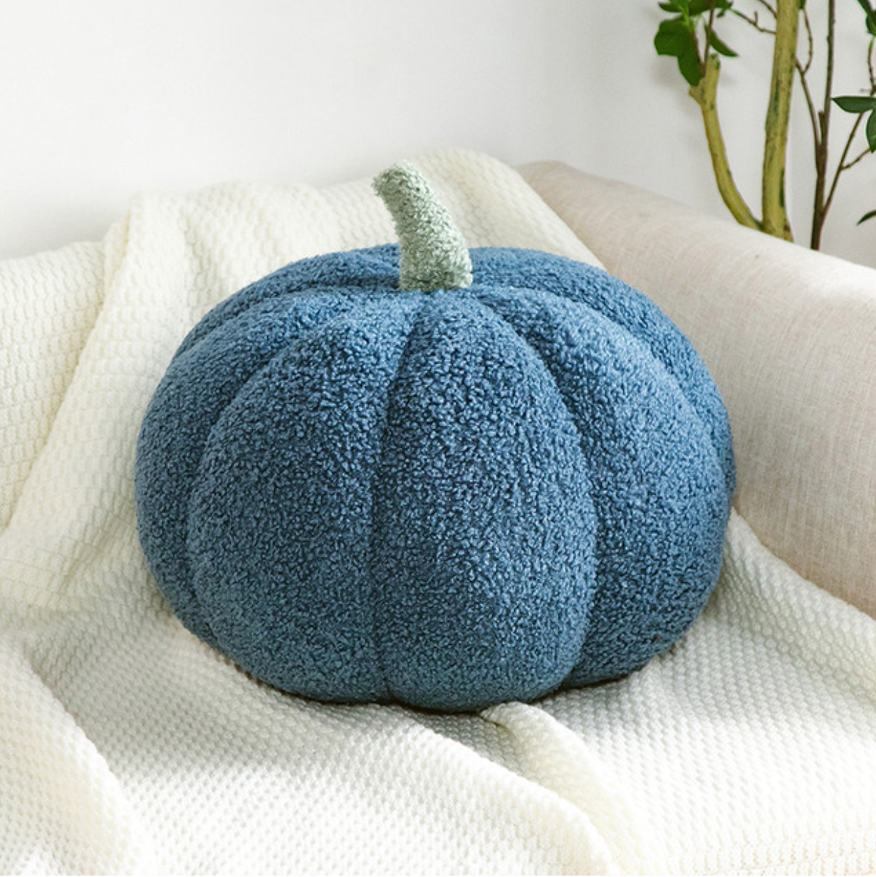 Spooky Season Pumpkin Shaped Pillow