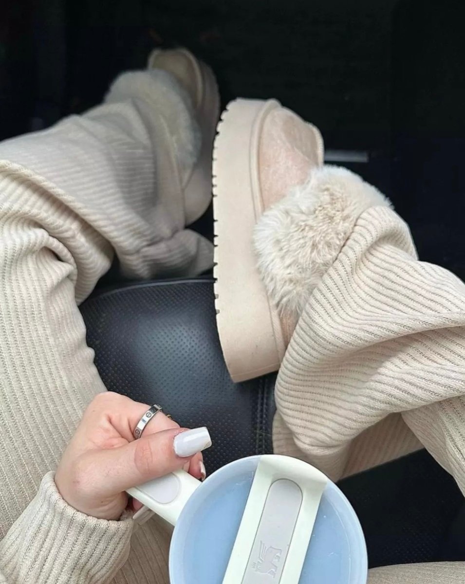 Kelly Comfy & Chunky Faux Fur Slippers
